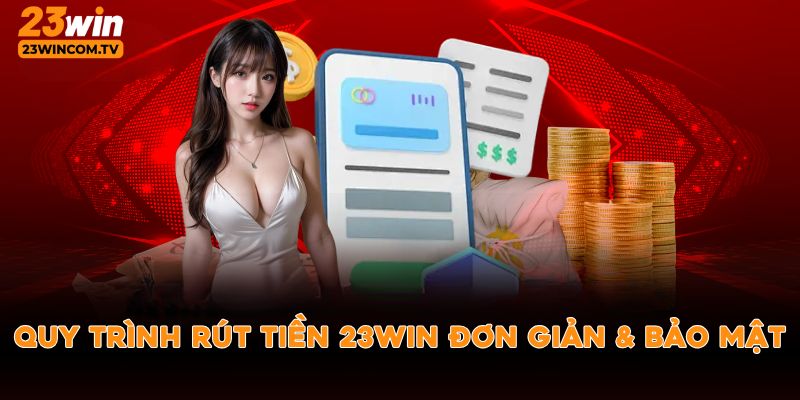 Quy trình rút tiền 23win đơn giản & bảo mật