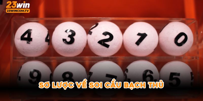 Sơ lược về soi cầu bạch thủ